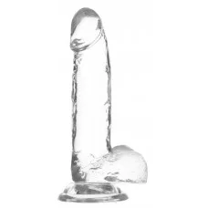 Crystal Addiction - Clear Dildo - 19 cm