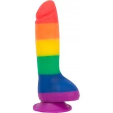 Addiction - Justin Dildo Silikon Pelangi 19 cm