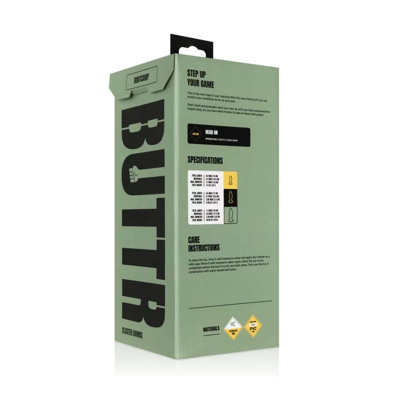 BUTTR - Набір для анальної тренування "Cluster Bombs"