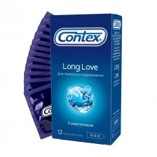 كوندوم Contex Long Love مبرد 12 قطعة