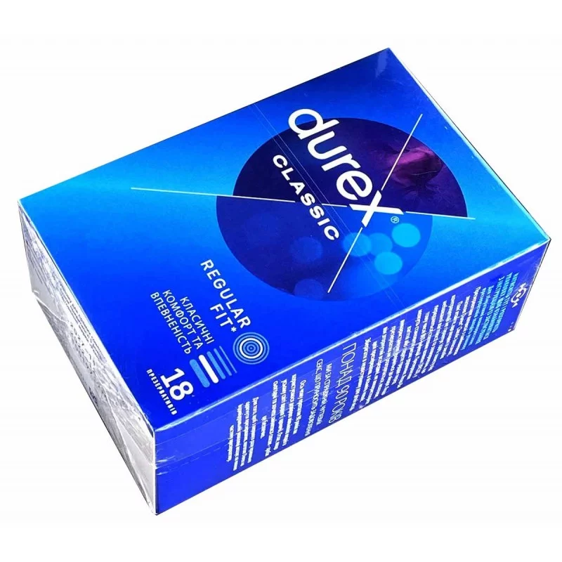 Durex Classic Condoms 18 Pack ❤️DUREX