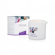 Exotiq Massage Candle Violet Rose 60g