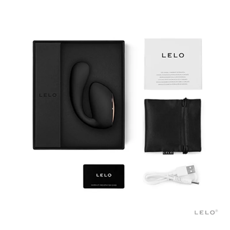 LELO - Ida Wave Dobbel Stimuleringsmassasjer Svart❤️Lelo❤️NO