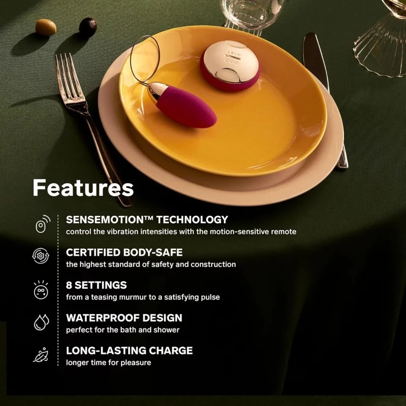 Vibrating Egg LELO - Lyla 2 Love Black ❤️Lelo