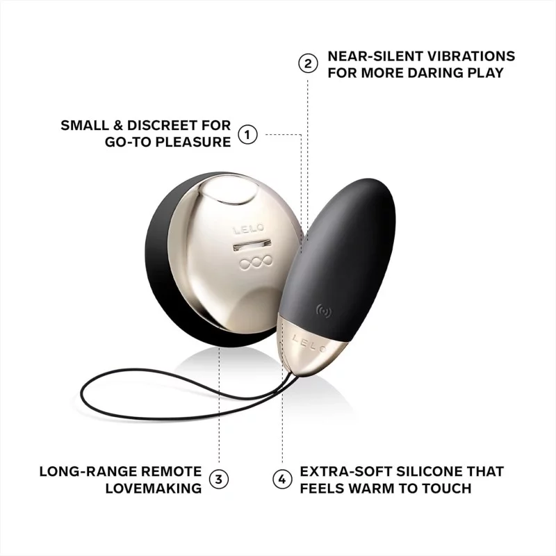 Vibrating Egg LELO - Lyla 2 Love Black ❤️Lelo