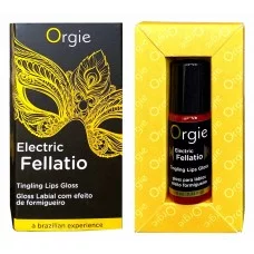 Orgie Electric Fellatio Vibrating Lip Gloss 10ml