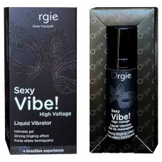 Vibrador Líquido Orgie Sexy Vibe! Alta Tensión 15ml Ultra Potente