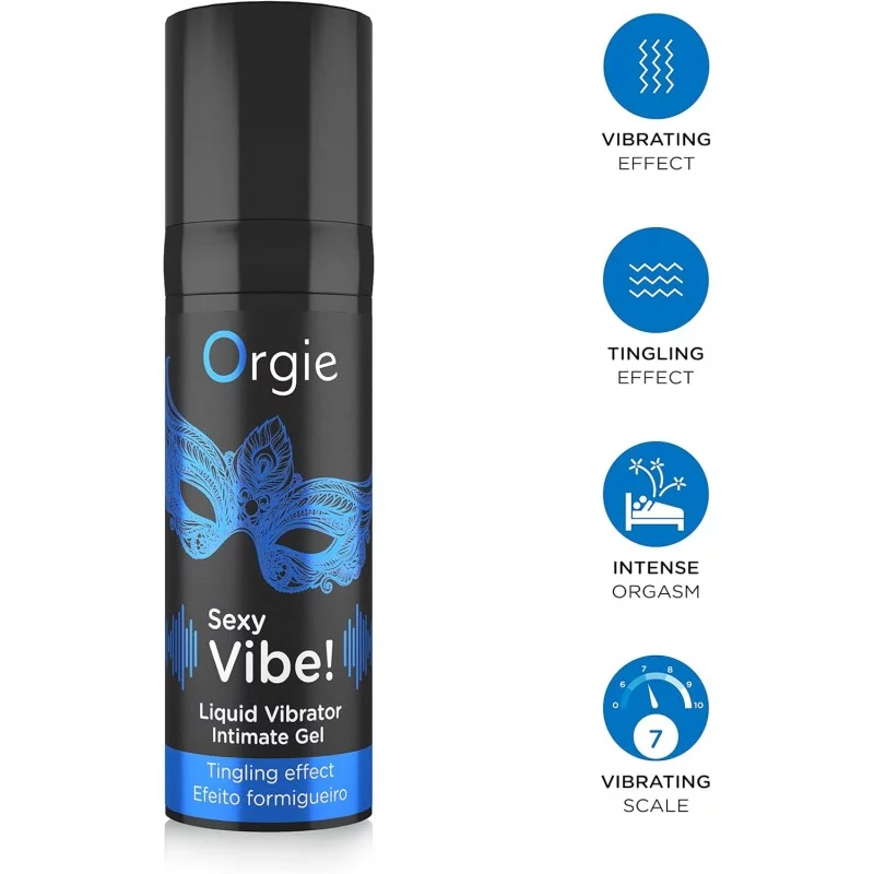 Orgie Sexy Vibe Liquid Vibrator 15ml❤️Orgie