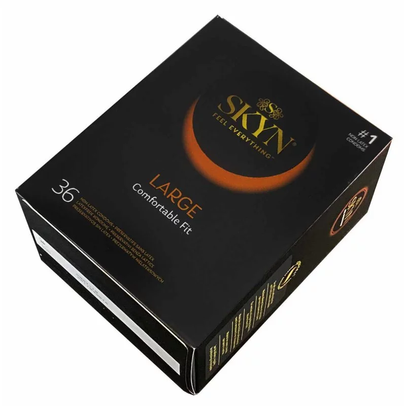 واقيات SKYN كبيرة الحجم (King size) خالية من اللاتكس 36 قطعة ❤️SKYN واقيات SKYN كبيرة الحجم (King size) خالية من اللاتكس 36 قطعة ❤️SKYN