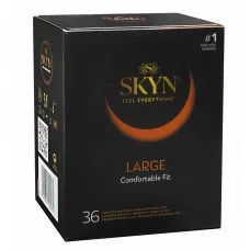واقيات SKYN كبيرة الحجم (King size) خالية من اللاتكس 36 قطعة واقيات SKYN كبيرة الحجم (King size) خالية من اللاتكس 36 قطعة