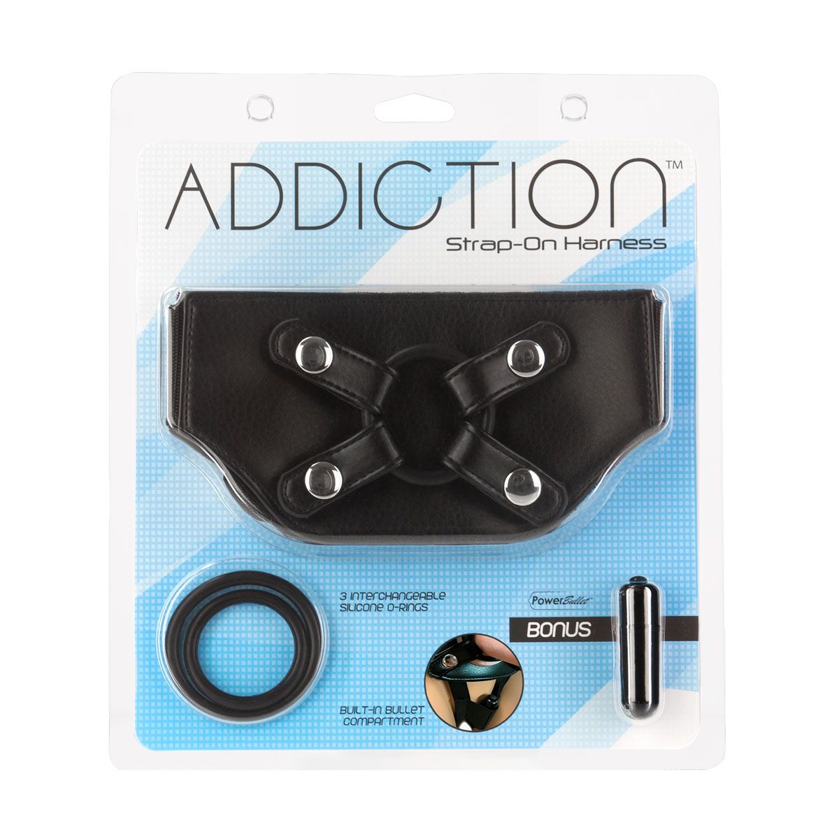 Addiction - Strap-On Harness - Black ❤️Addiction