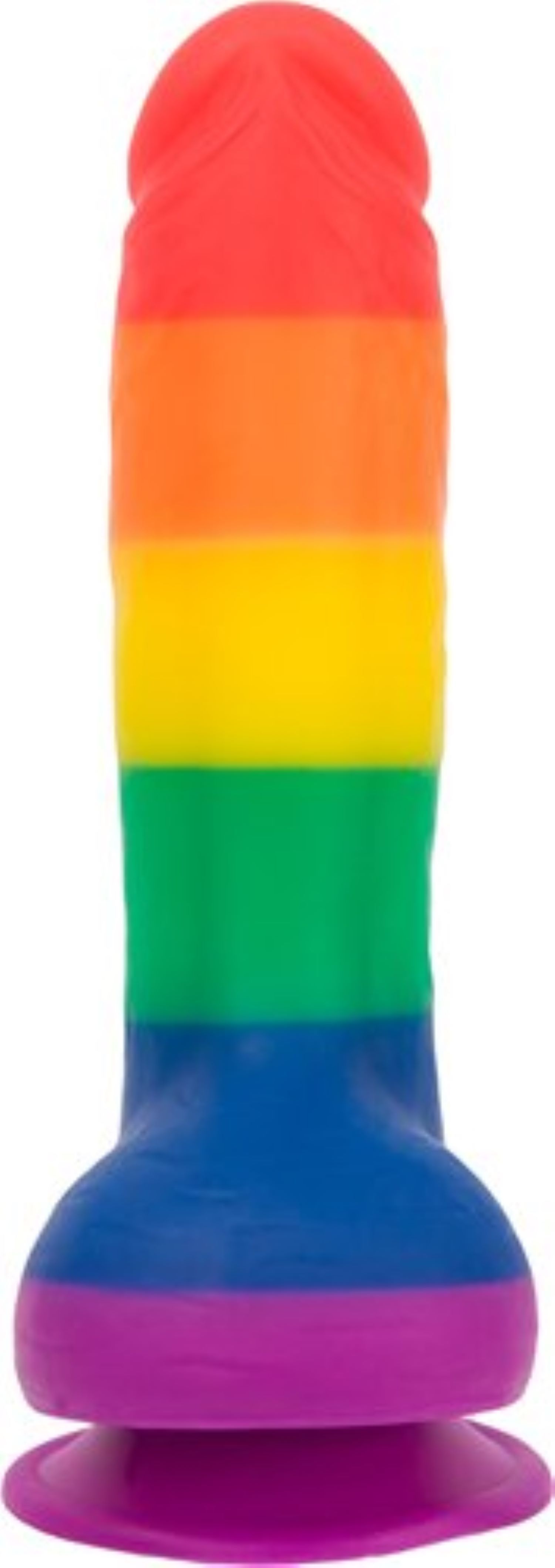 Addiction Justin Rainbow Silicone Dildo 7.5 Inch ❤️Addiction