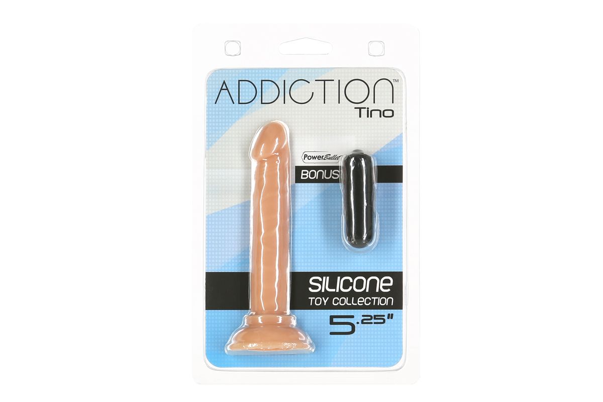 Addiction Tino Silicone Realistic Dildo - 13 cm ❤️Addiction
