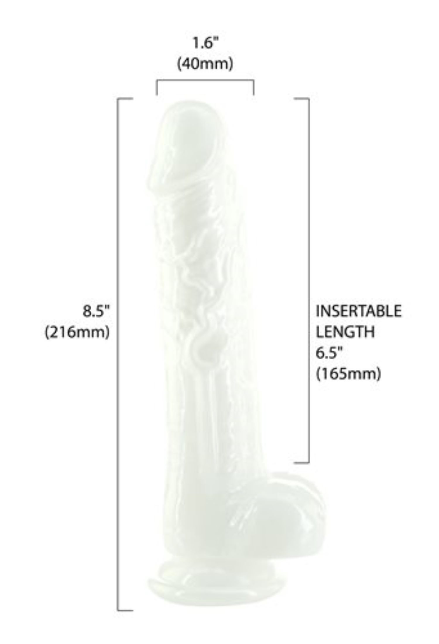 Addiction - Pearl Realistic Dildo with Suction Cup - 20 cm ❤️Addiction