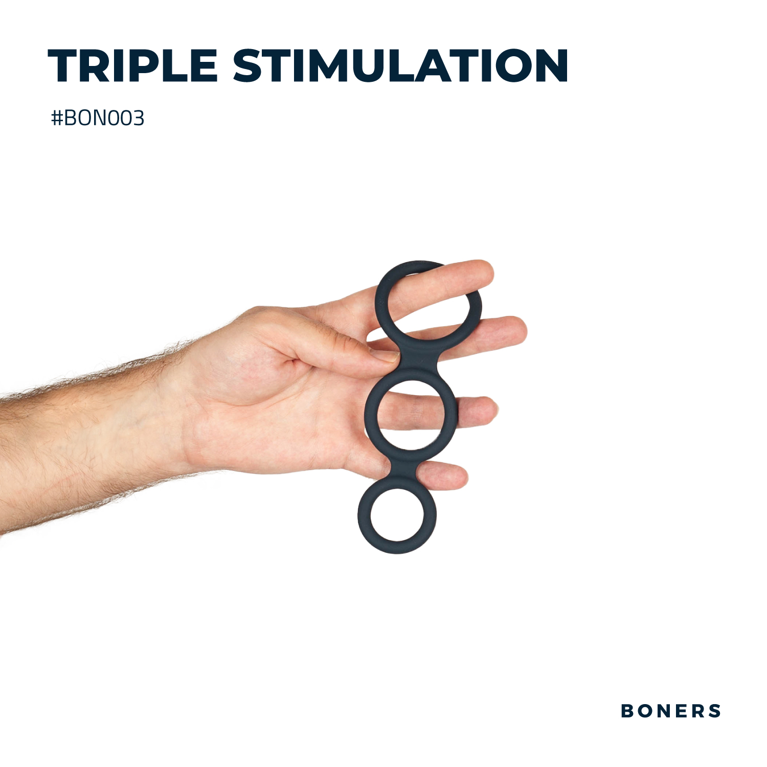 Boners Triple Cock Ring ❤️Boners