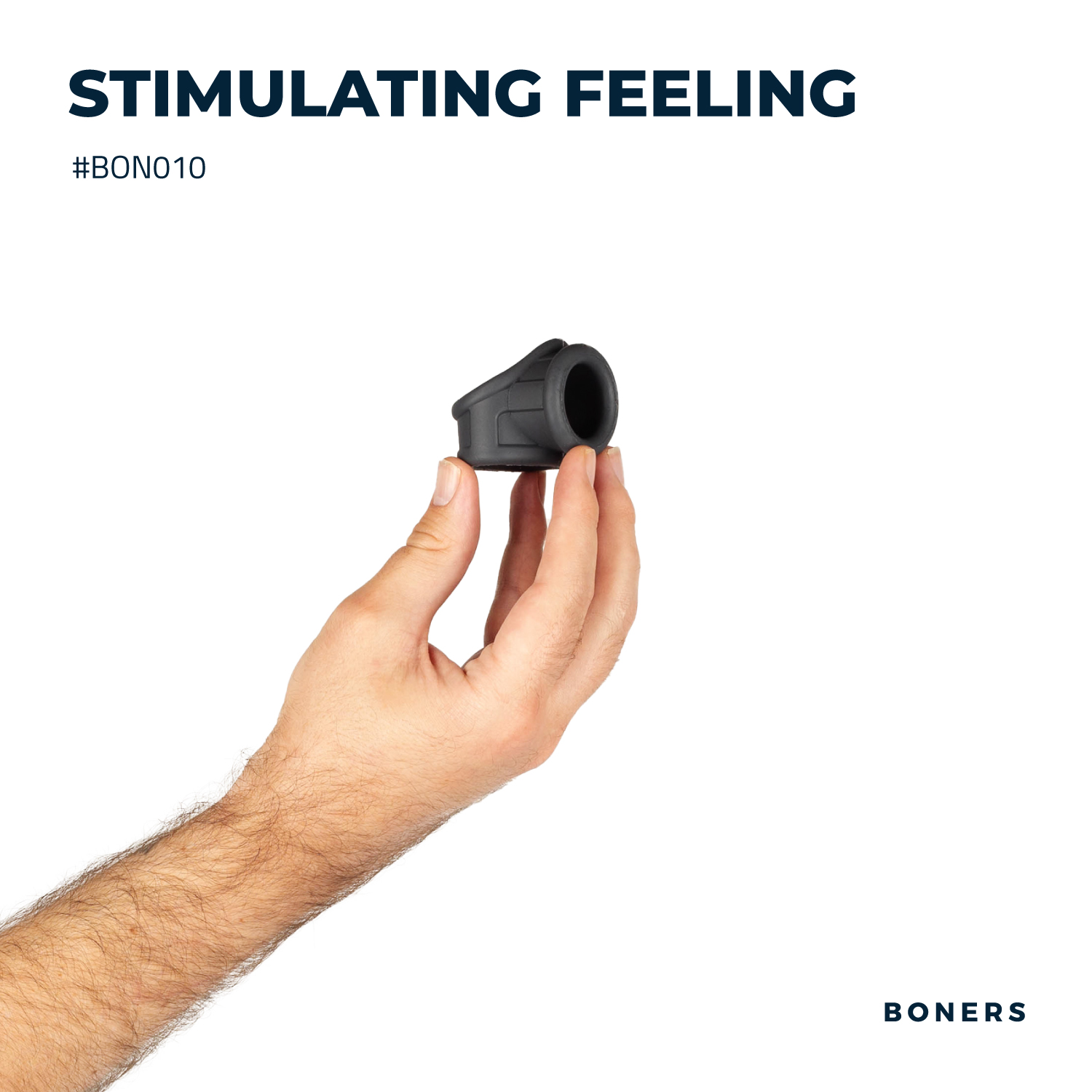 Boners Cock Ring & Ball Sling - Grey ❤️Boners