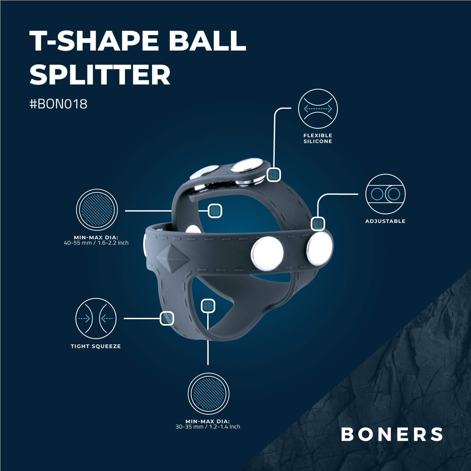 Boners T-Shape Ball Divider ❤️Boners