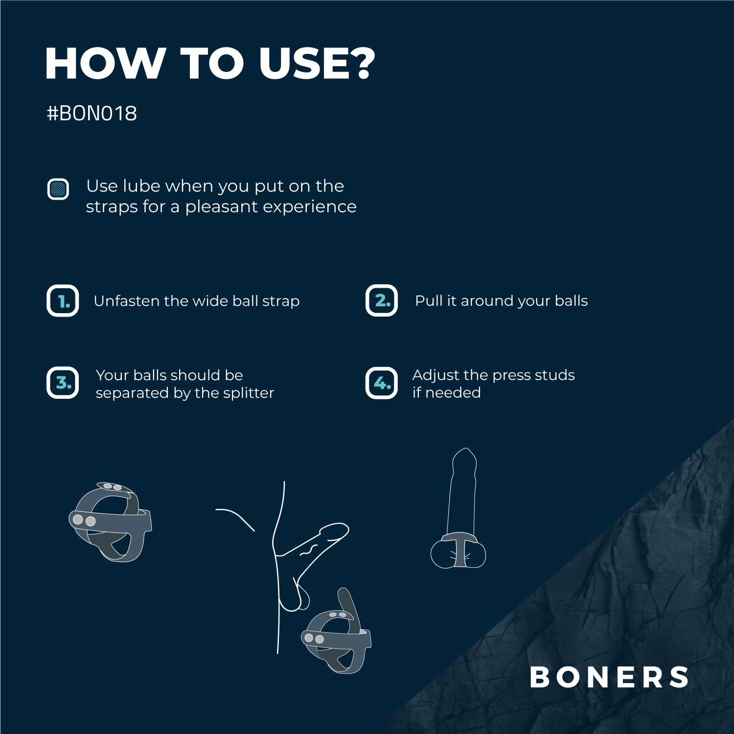 Boners T-Shape Ball Divider ❤️Boners