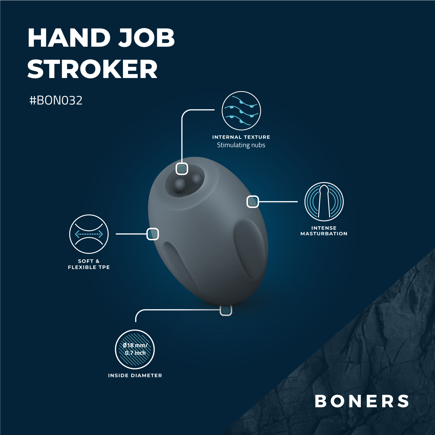 Boners Male Pleasure Stroker ❤️Boners