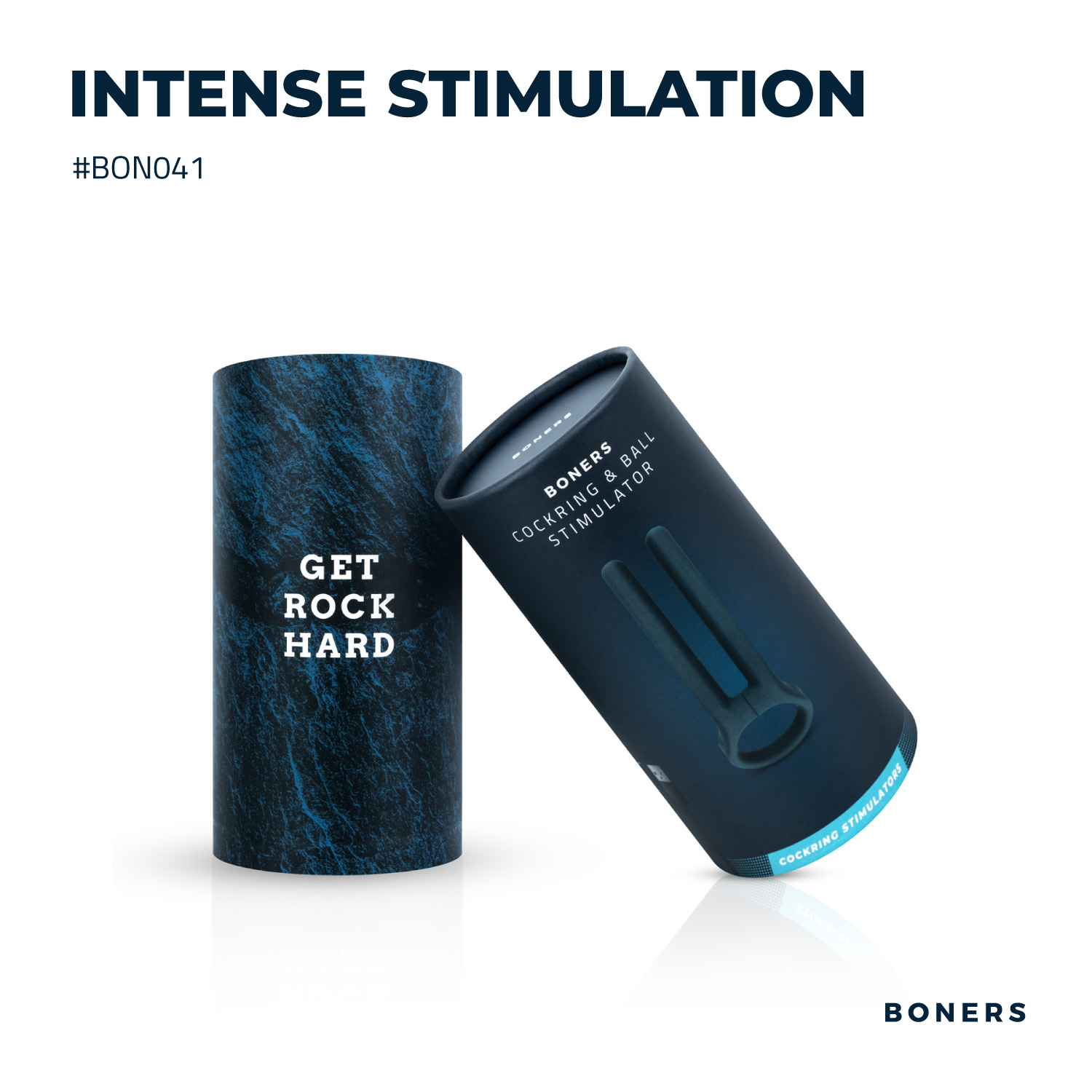 Boners Cock Ring & Ball Stimulator - Blue ❤️Boners