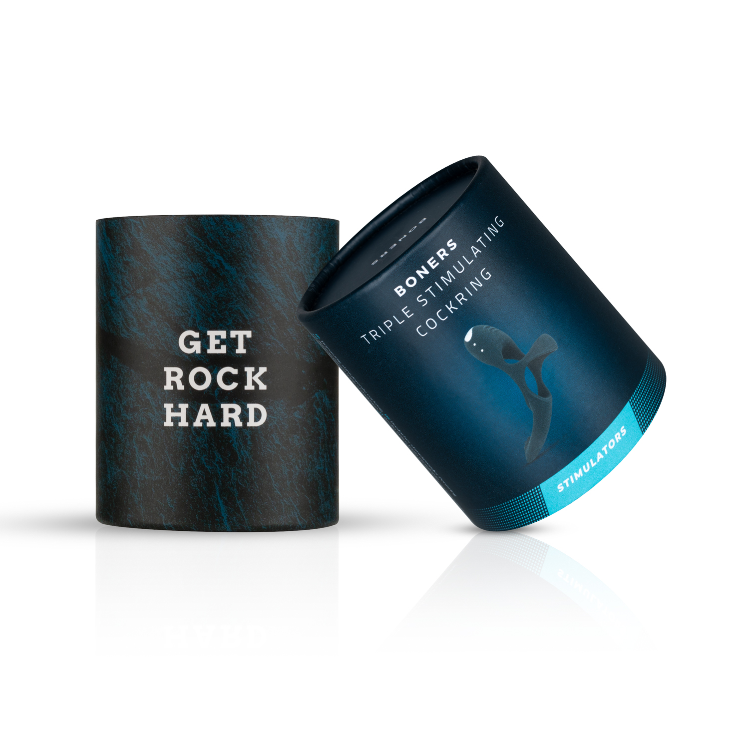 Boners Triple Cock Ring - Blue ❤️Boners