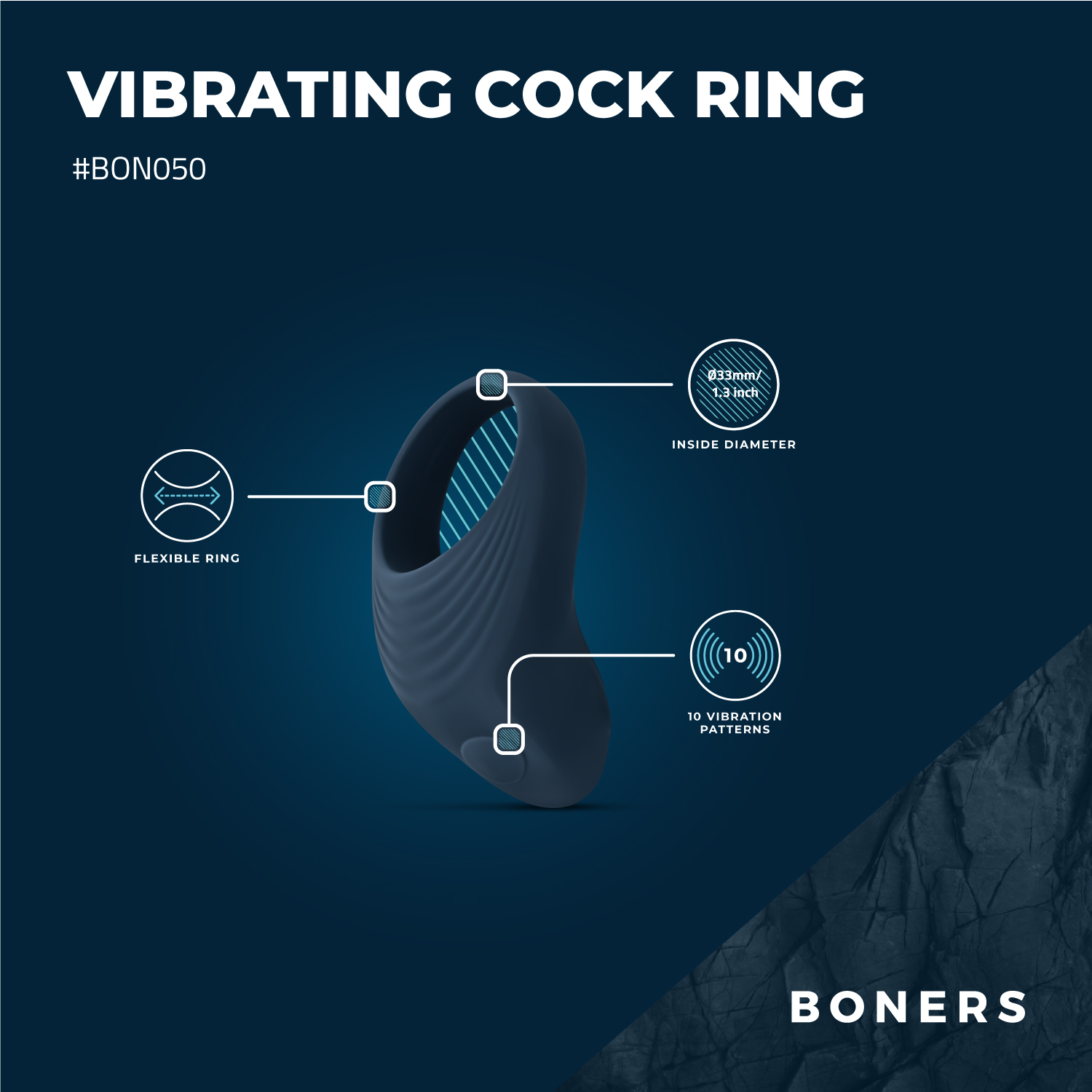 Boners - Vibrating Cock Ring ❤️Boners