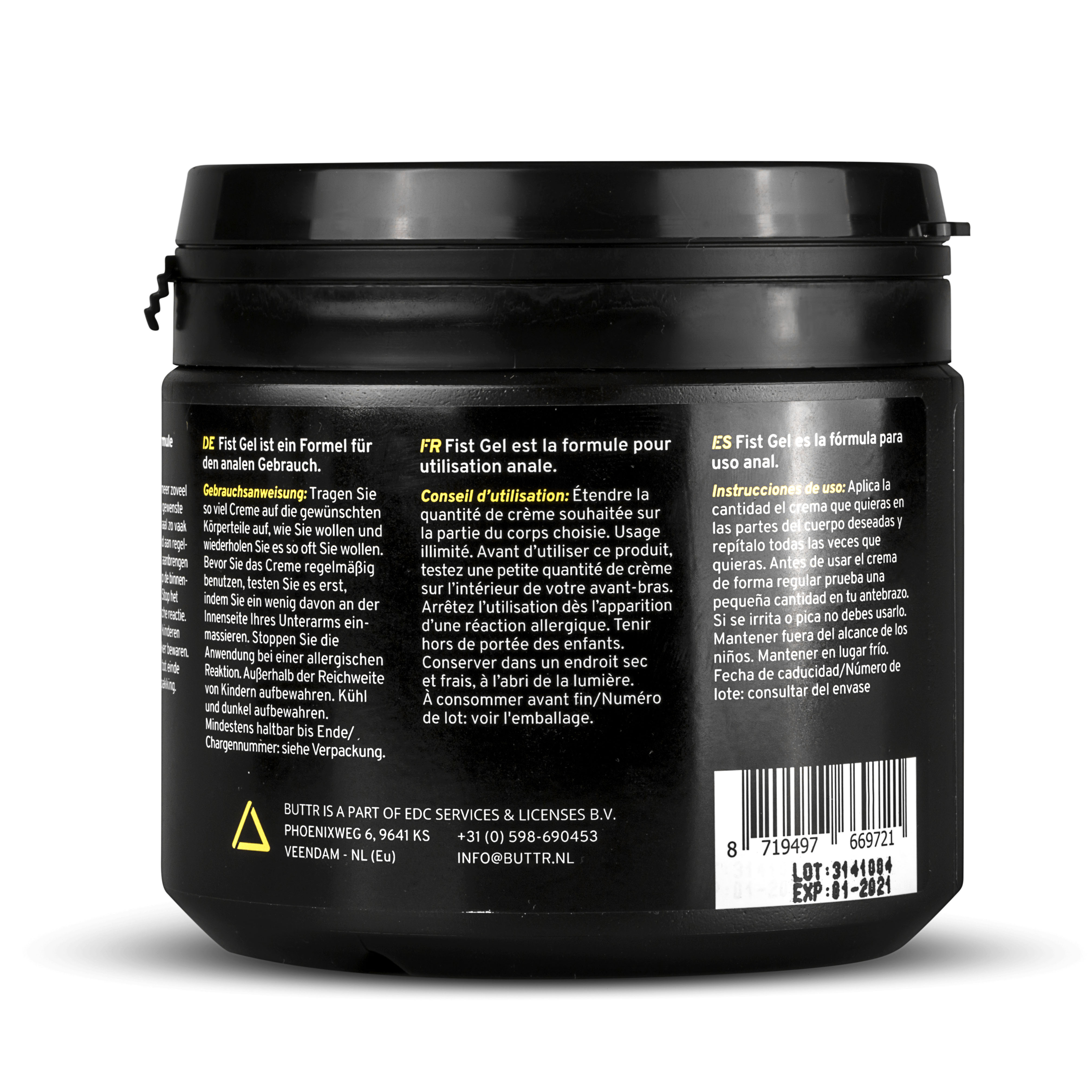 BUTTR - Fisting Gel - 500ml ❤️BUTTR