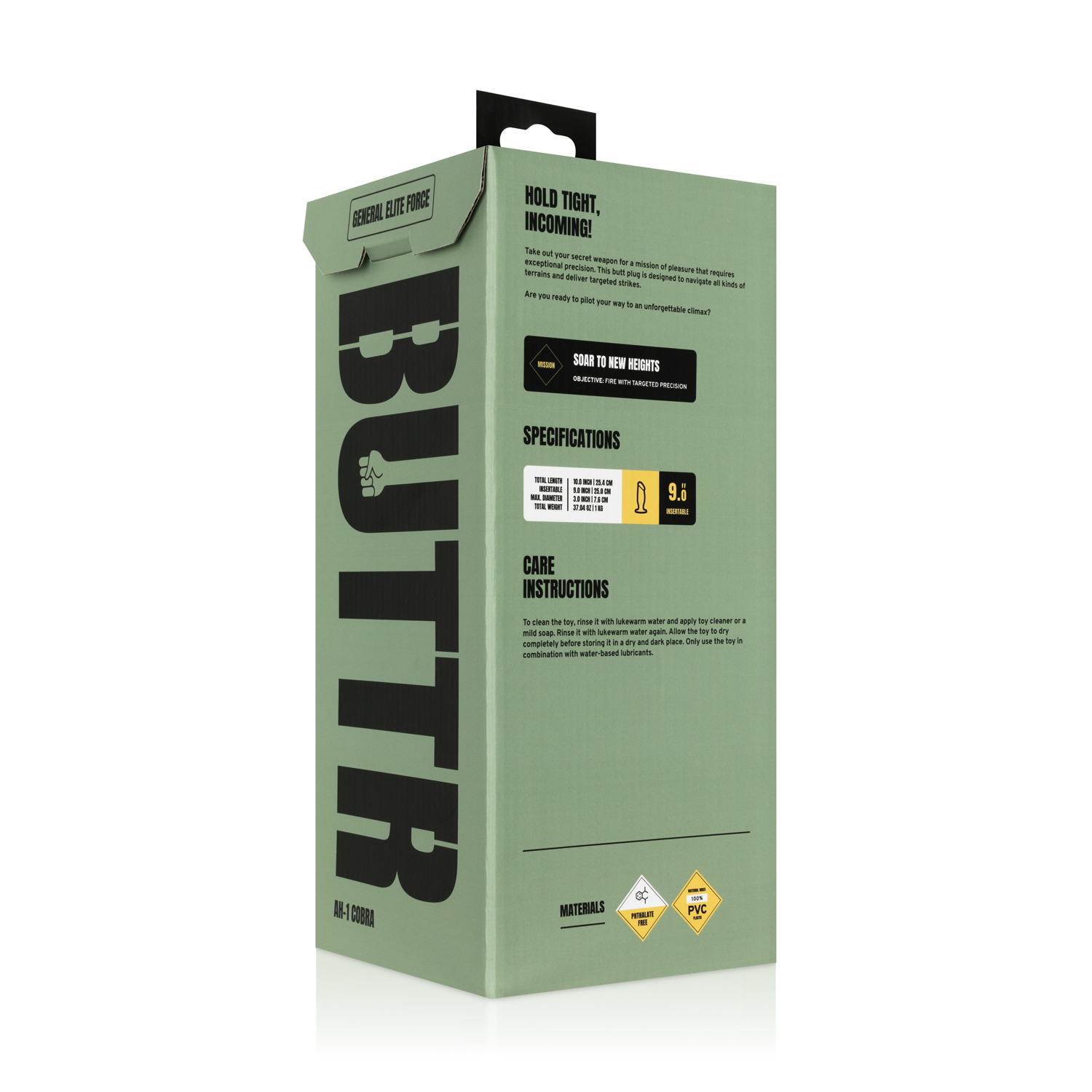 BUTTR - AH-1 Cobra Anal Plug ❤️BUTTR