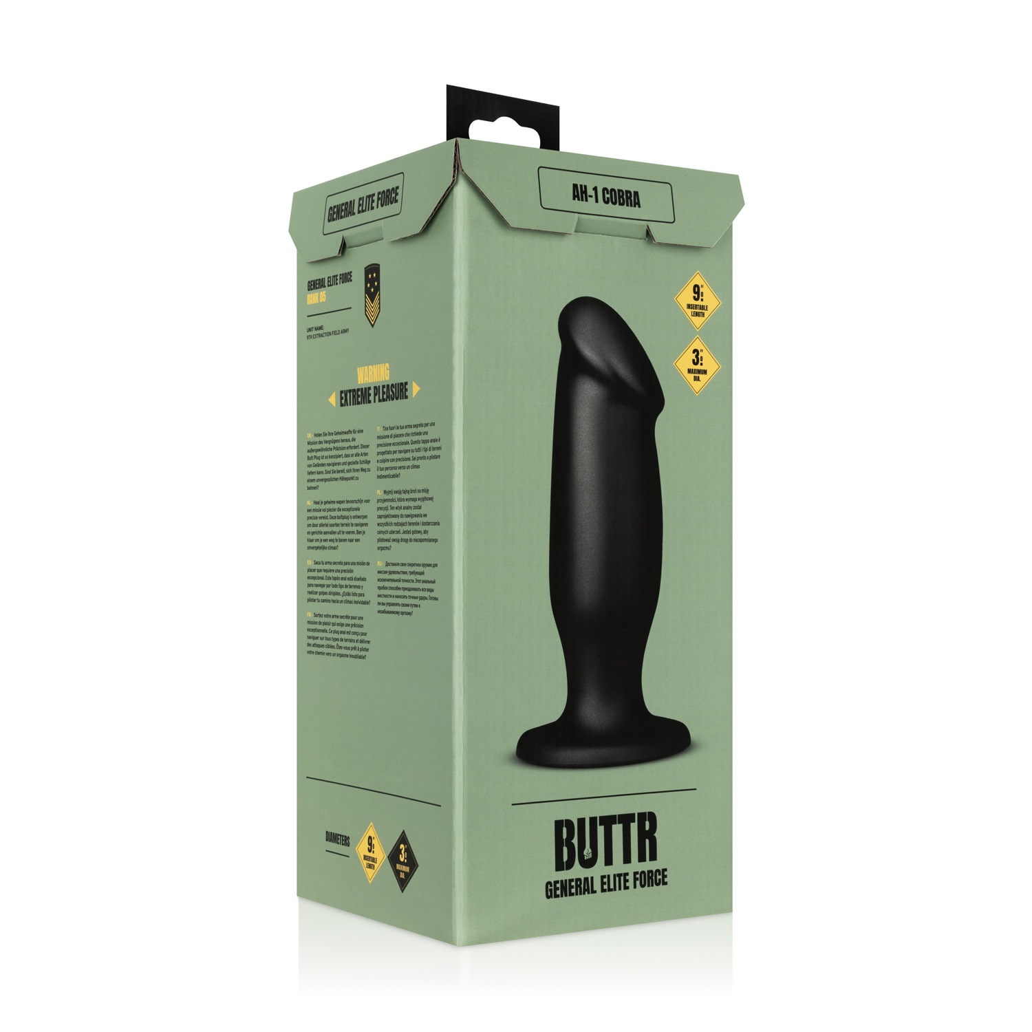 BUTTR - AH-1 Cobra Anal Plug ❤️BUTTR