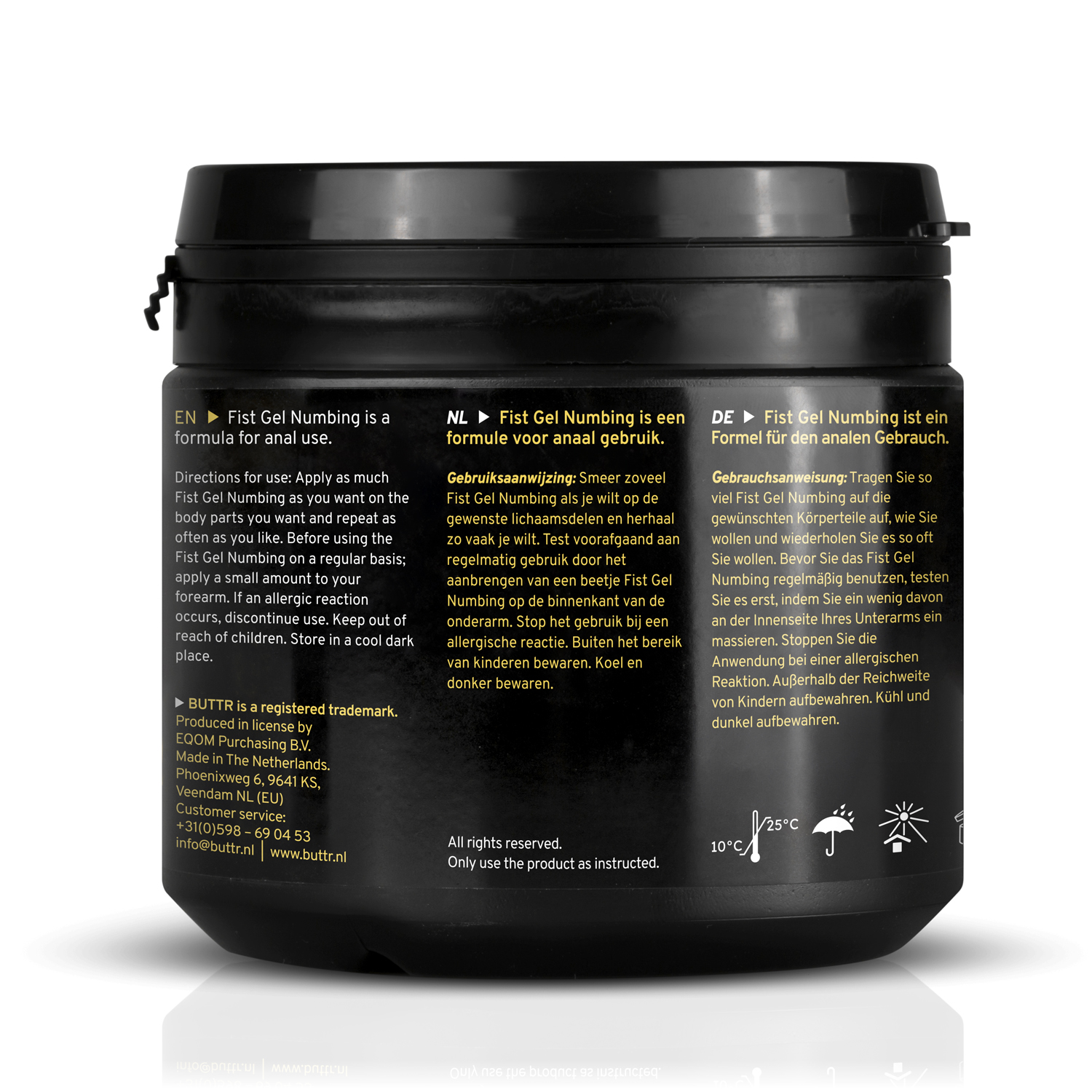 BUTTR - Numbing Fisting Gel - 500ml ❤️BUTTR