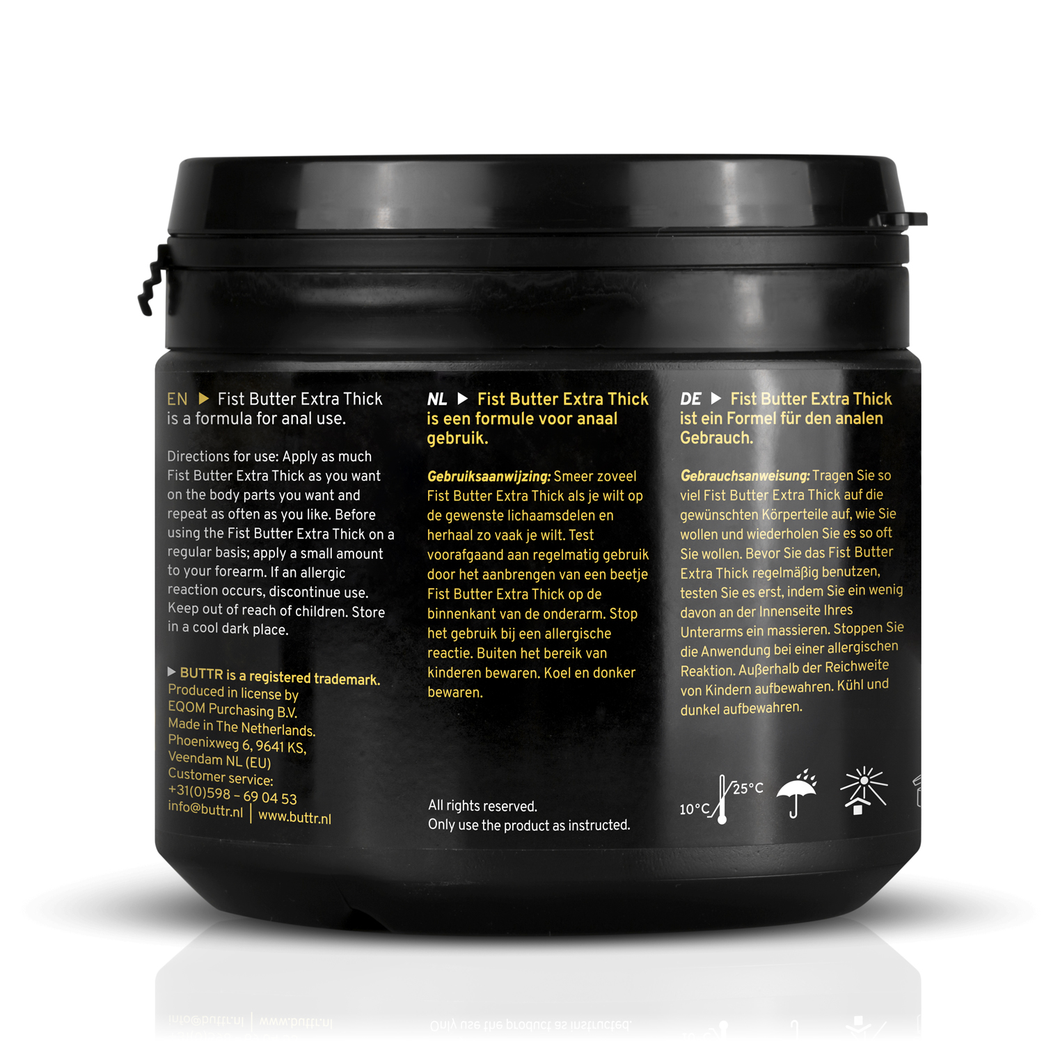 BUTTR - Extra Thick Fisting Balm - 500ml ❤️BUTTR