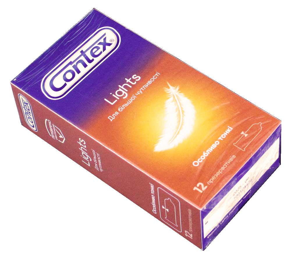 Contex Lights Ultra Thin Condoms 12 Pack ❤️CONTEX