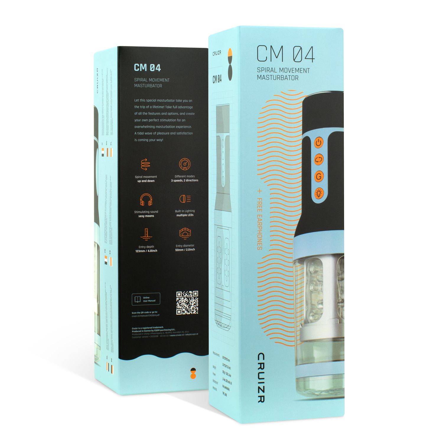 CRUIZR - CM04 Rotating Male Masturbator ❤️Cruizr