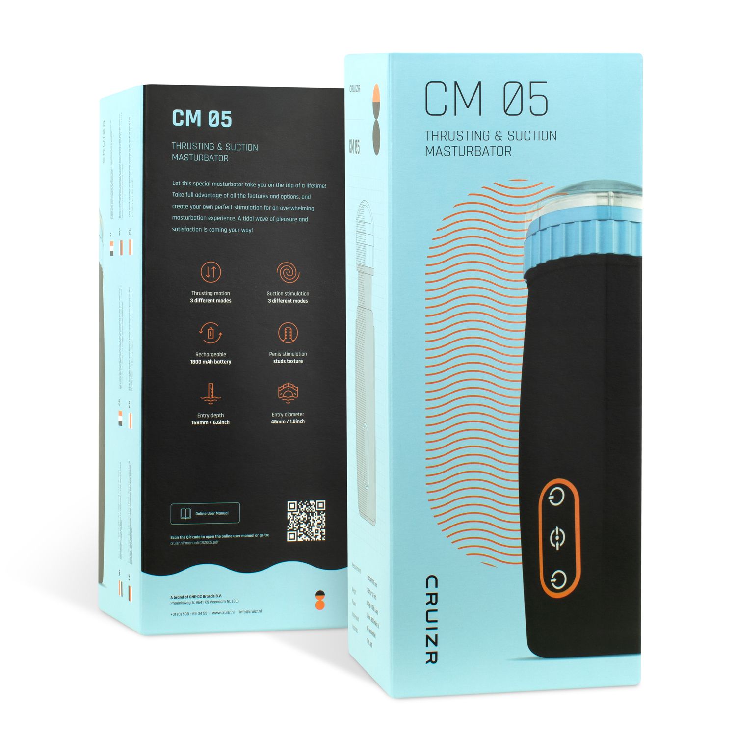 CRUIZR - CM05 Thrusting & Suction Masturbator ❤️Cruizr