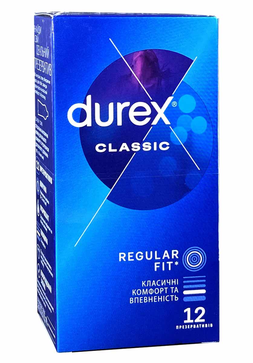 Durex Classic Condoms 12 Pack ❤️DUREX