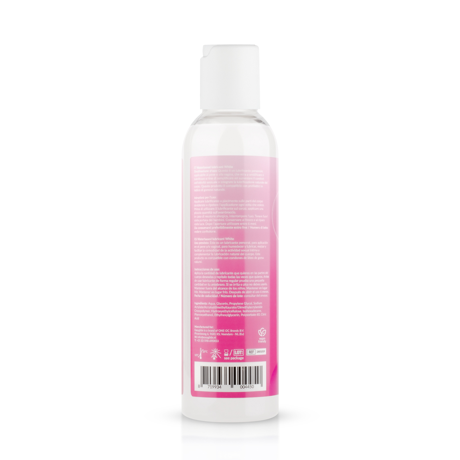 EasyGlide - White Water-Based Lube - 150ml ❤️EasyGlide