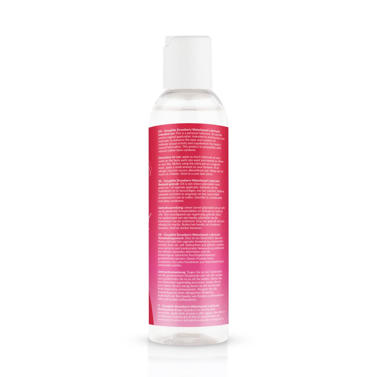 EasyGlide Strawberry Flavored Water-Based Lubricant - 150ml ❤️EasyGlide