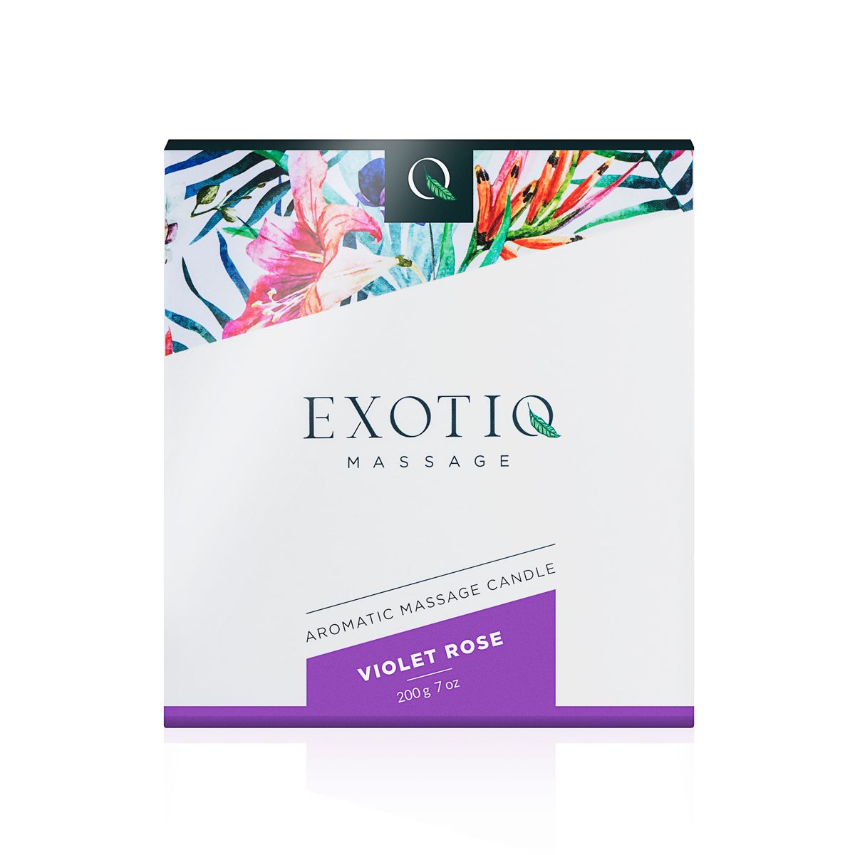 Exotiq Massage Candle Violet Rose - 200g ❤️Exotiq