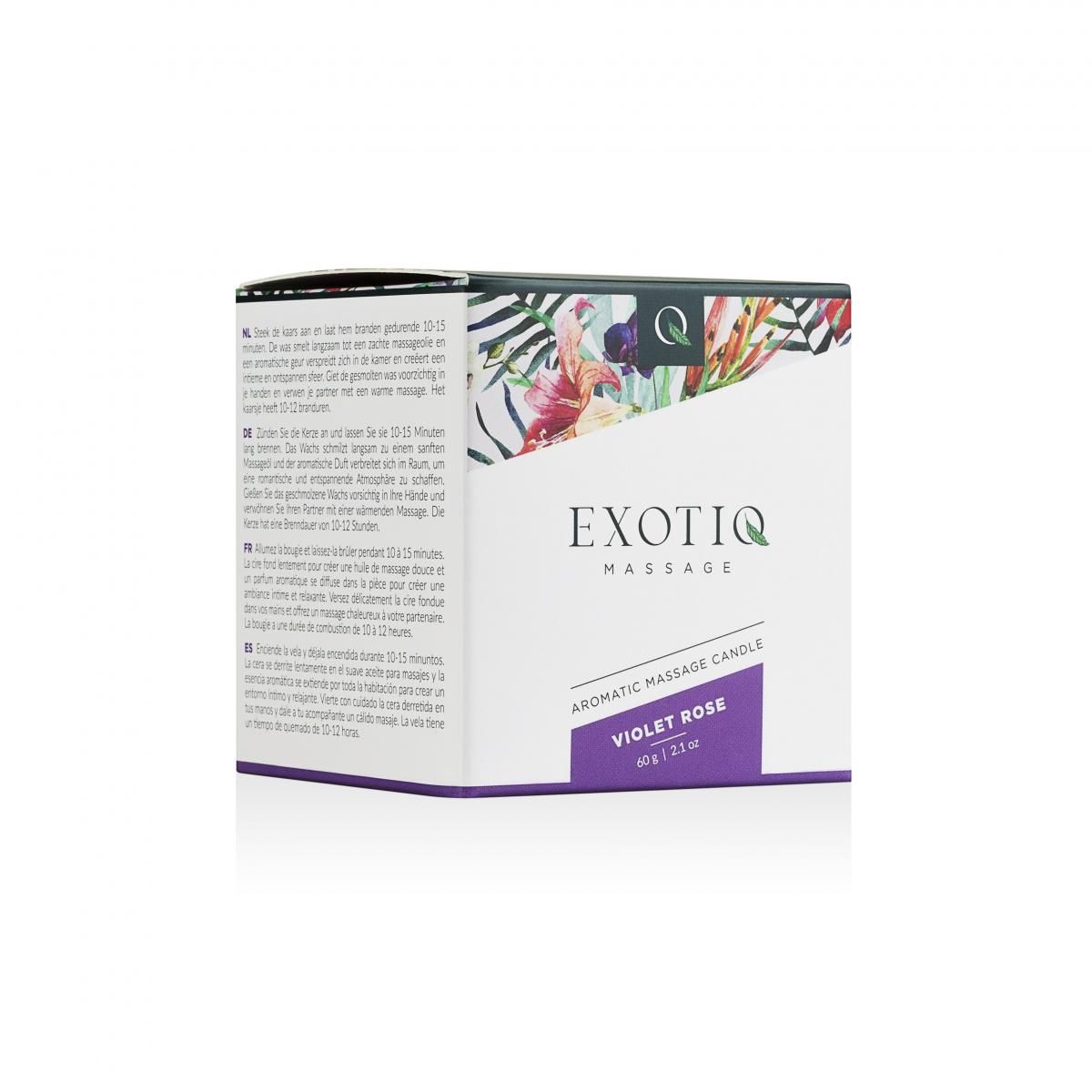Exotiq Massage Candle Violet Rose 60g ❤️Exotiq