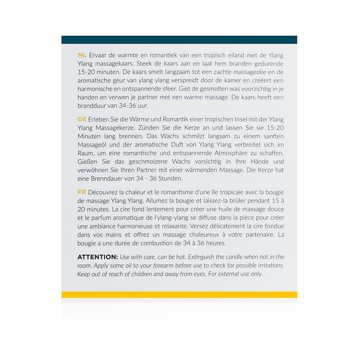 Exotiq Ylang Ylang Massage Candle - 200g ❤️Exotiq