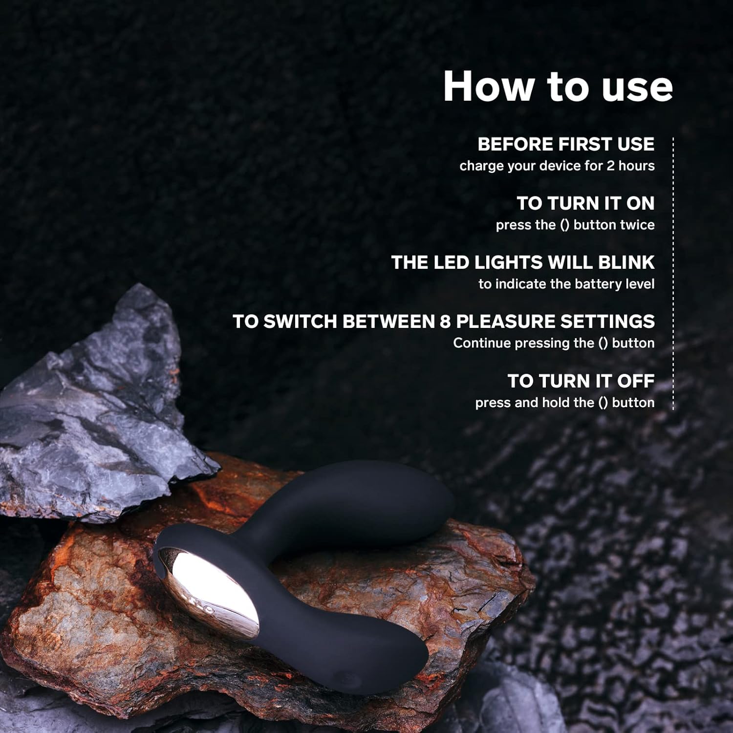 LELO Bruno Black Prostate Massager ❤️Lelo