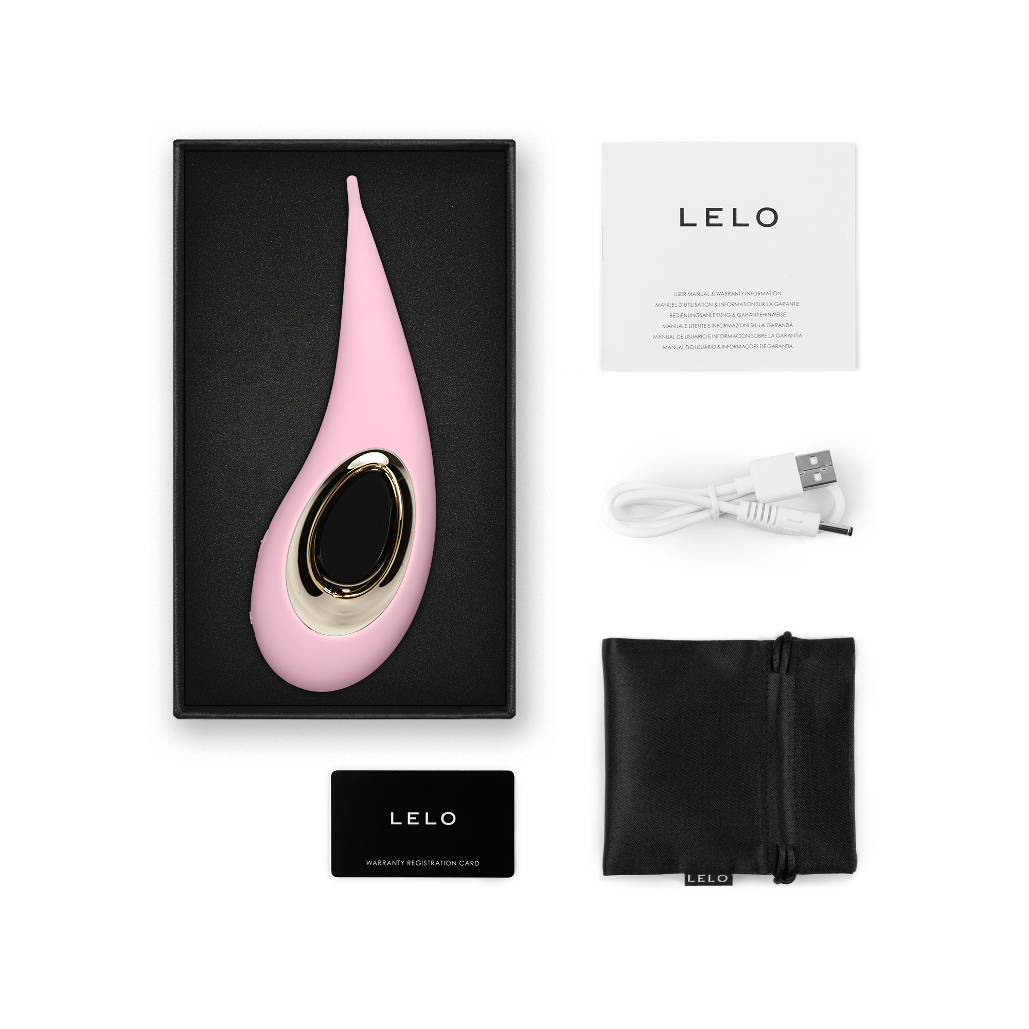 LELO Dot External Clitoral Pinpoint Vibrator Pink ❤️Lelo