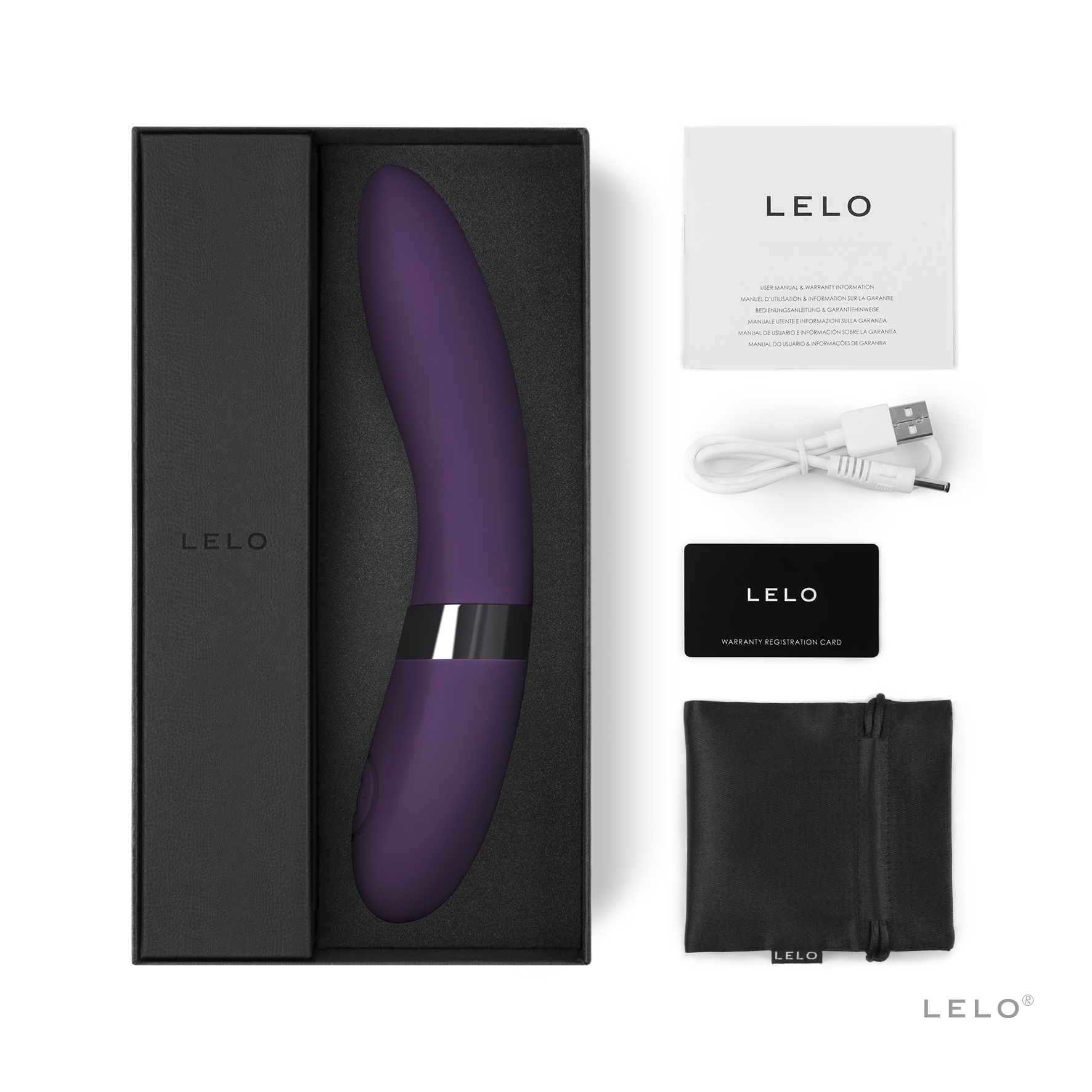 Classic Vibrator LELO - Elise 2 Sweet Plum ❤️Lelo