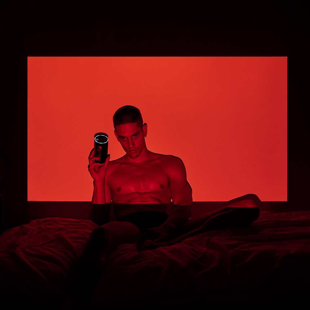 LELO - F1S V2 App Controlled Male Masturbator Black/Red ❤️Lelo