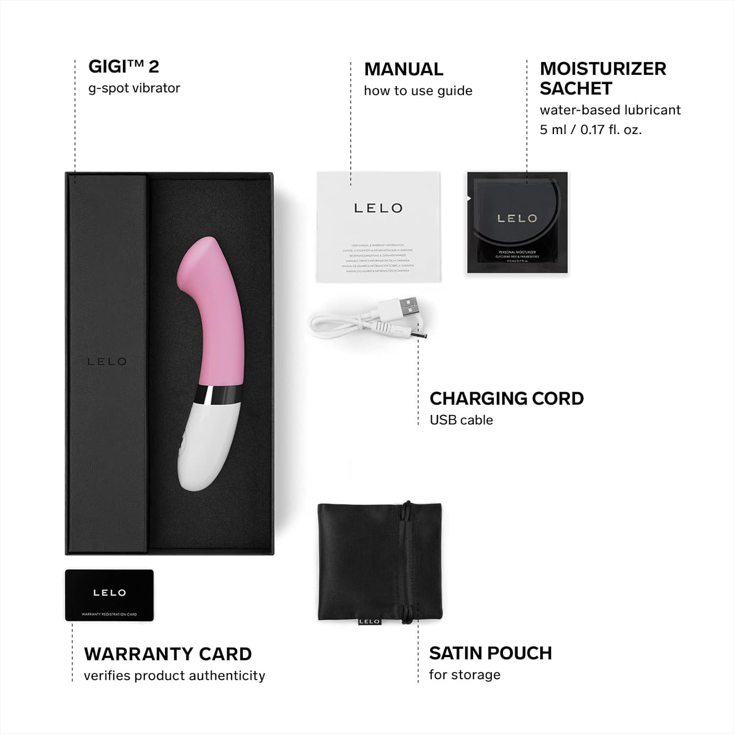LELO - Gigi 2 Vibrator Pink ❤️Lelo