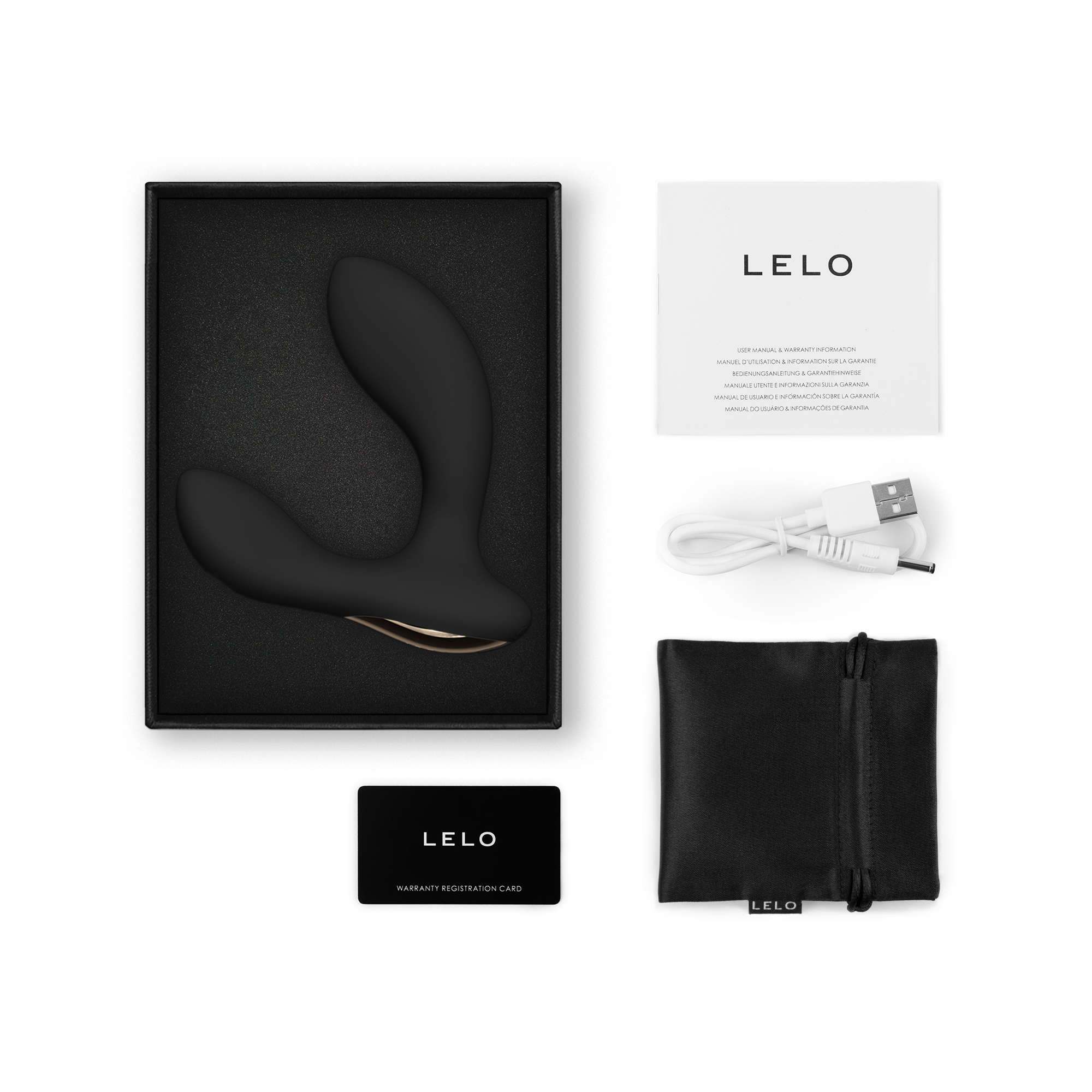 LELO - Hugo 2 Stimulateur Prostatique Connecté App Noir❤️Lelo
