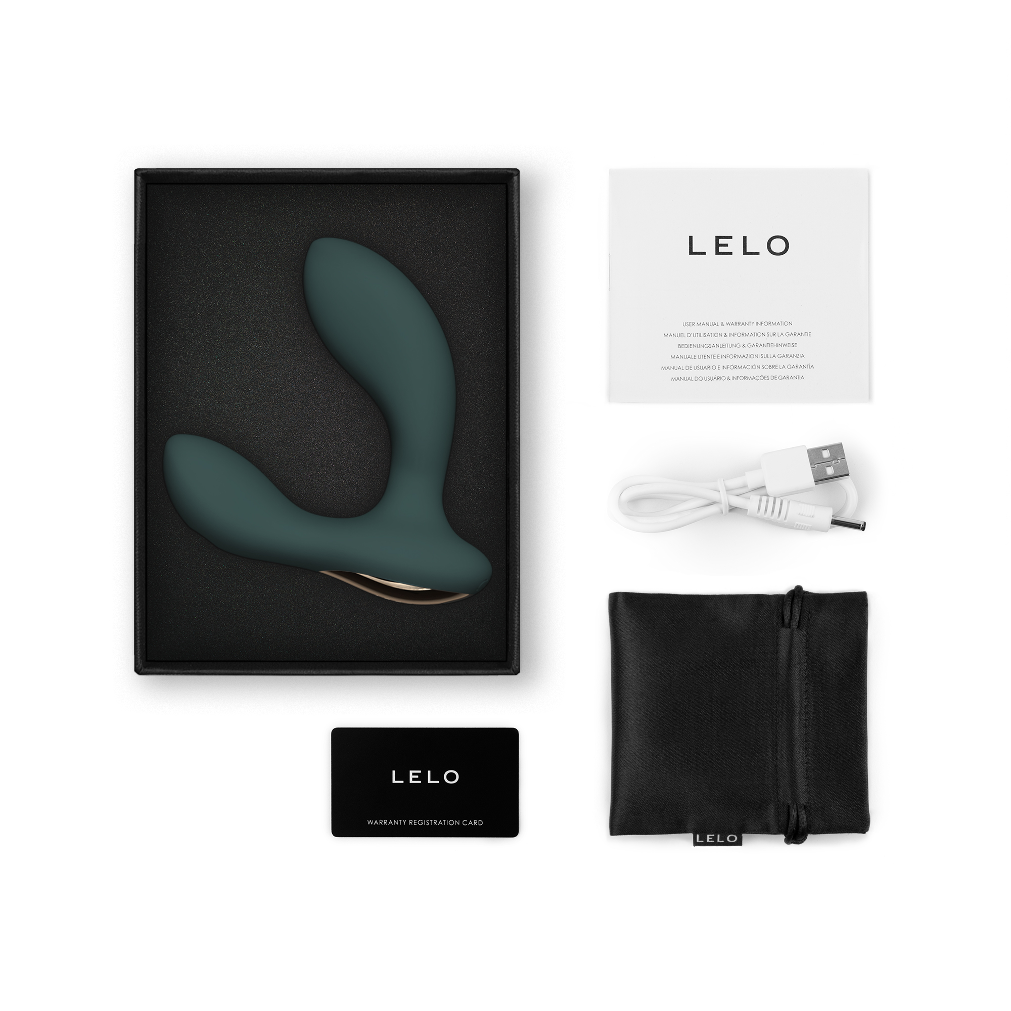 LELO - Hugo 2 Stimulateur Prostatique Connecté par Application Vert❤️Lelo
