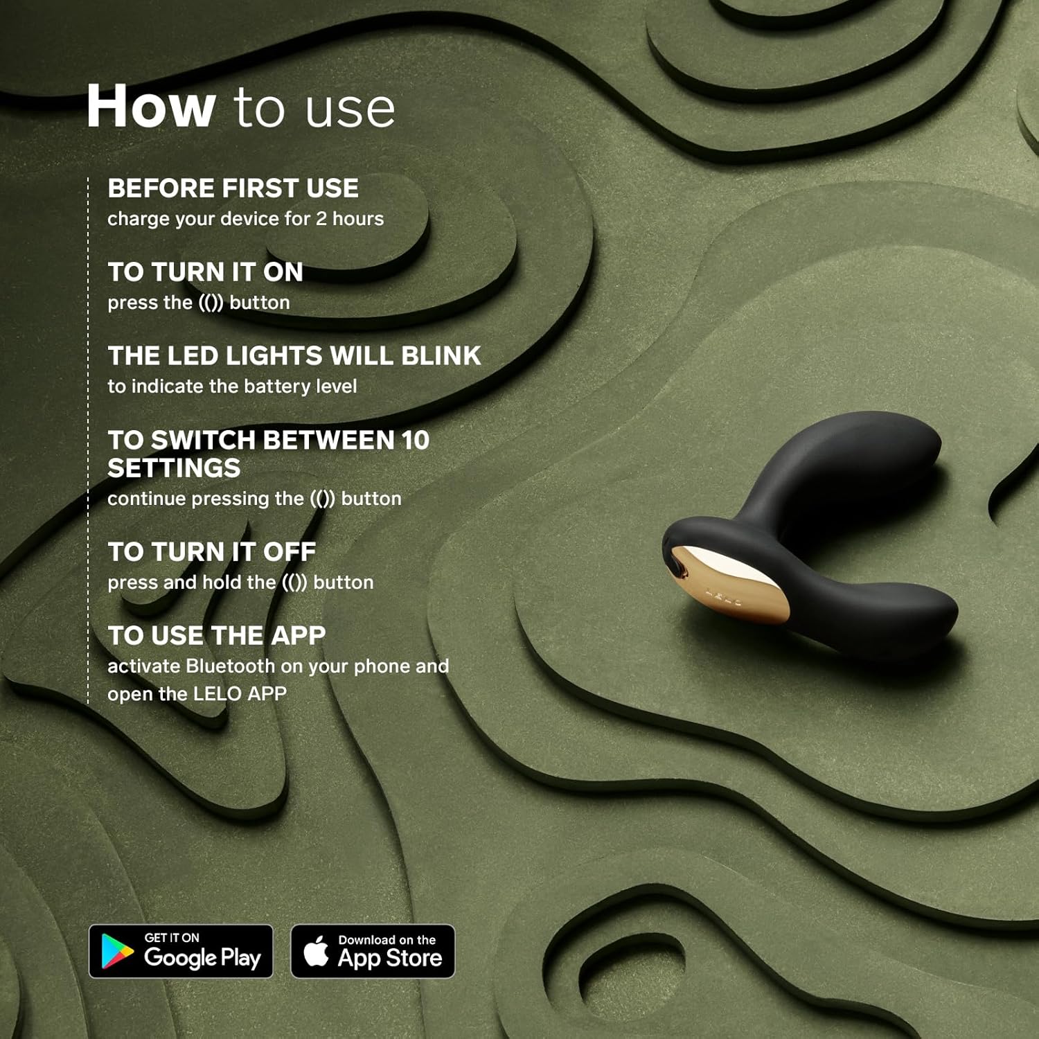 LELO - Hugo 2 Stimulateur Prostatique Connecté par Application Vert❤️Lelo