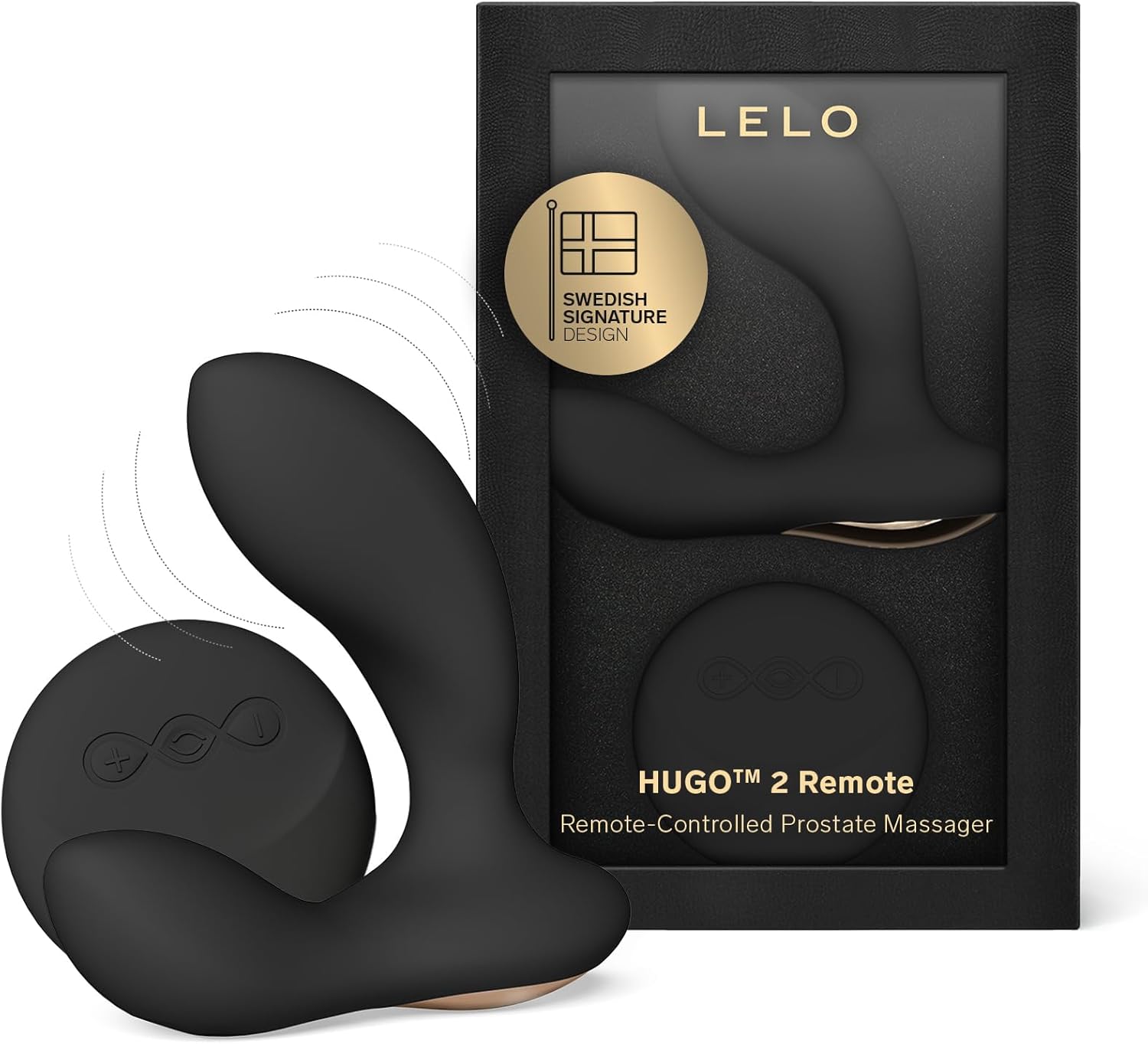 LELO Hugo 2 Remote-Controlled Prostate Massager Black ❤️Lelo