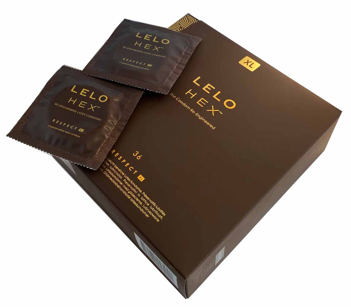 Revolutionary Condoms Lelo HEX Respect XL 36pcs Extra Size ❤️Lelo